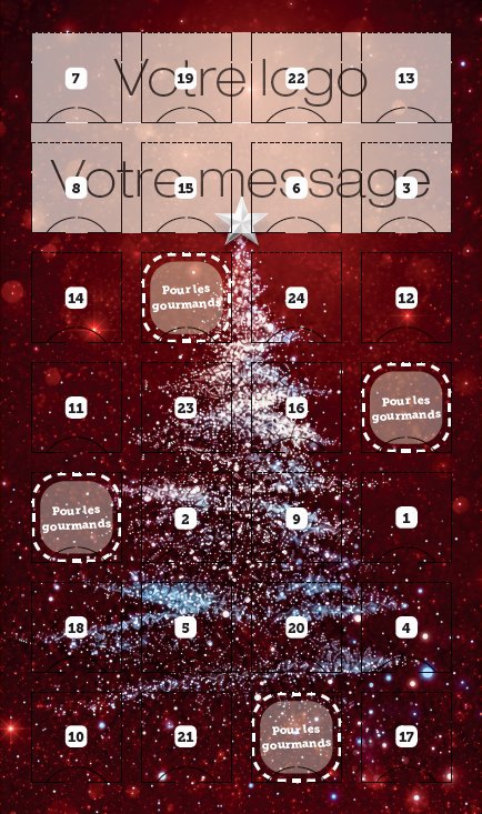 Modèle V2 - Sapin étoilé